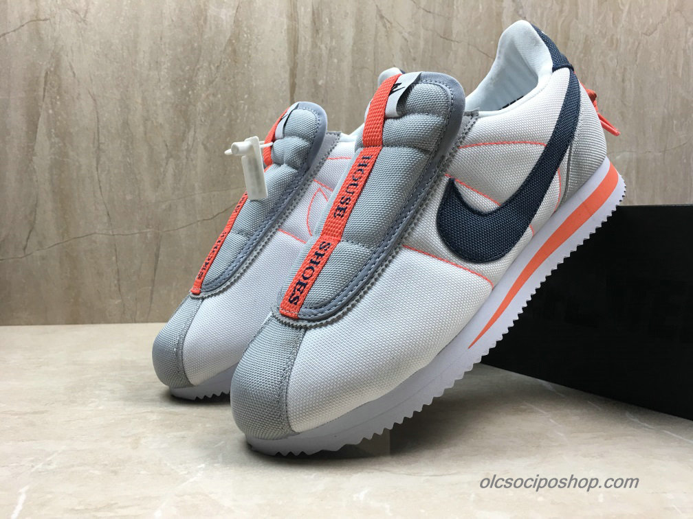 Kendrick Lamar X Nike Cortez Kenny IV Fehér/Fekete/Narancs/Szürke Cipők (AV2950-100)